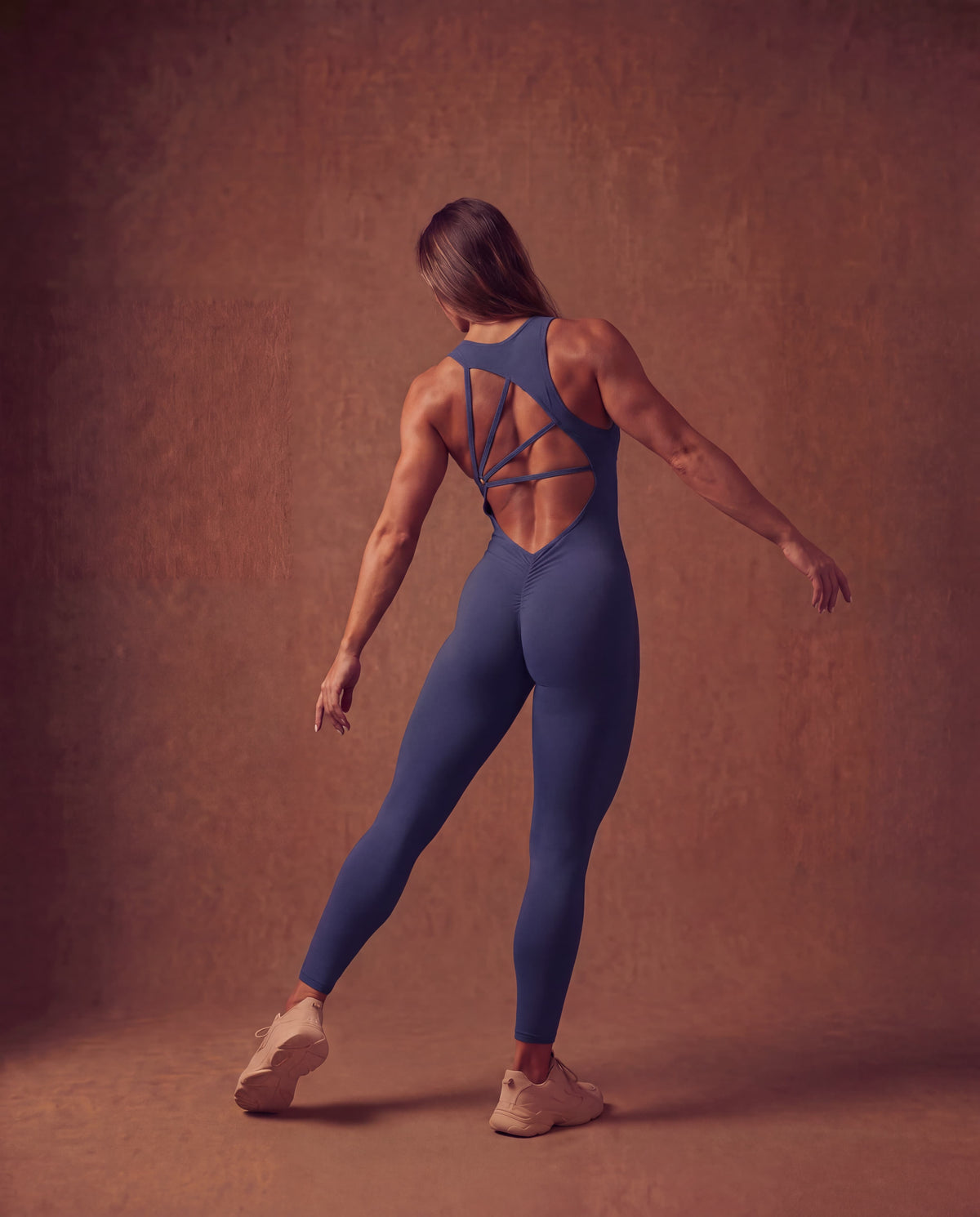 Elaris Open-Back Jumpsuit – Women's Multi-Strap Active Jumpsuit 8