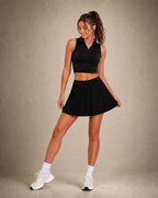 Monaco Pleated Tennis Set.