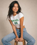 Brazil Samba Spirit Crop Tee