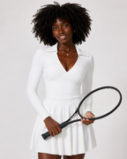 Ivory Court Dress.