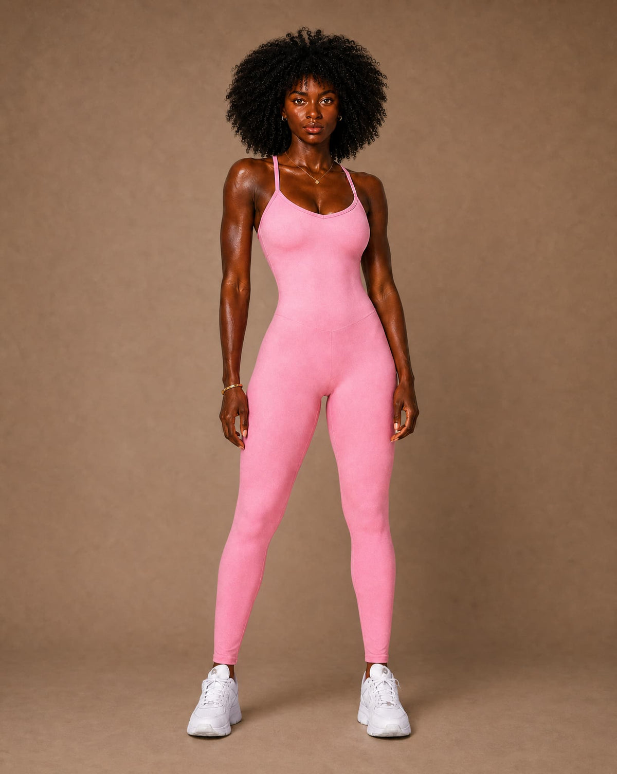 Sina SportswearAstra Motion Jumpsuit – Women's Cross-Back Sleeveless Catsuit 1