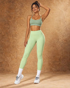 Velvet Rise - Women's Brushed High-Waisted Butt-Lifting Yoga Leggings