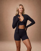 Evarune Trio - Bra, Jacket & Shorts or Leggings Set
