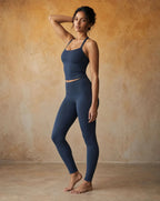 Cross Glow - Quick-Dry V-Neck Cross-Back Sports Bra