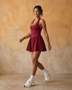 Baseline Aura - Halter-Neck Tennis Dress