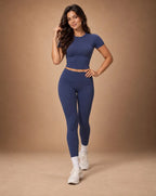 Nyrelia Pulse - Short Sleeve Top & Leggings Set