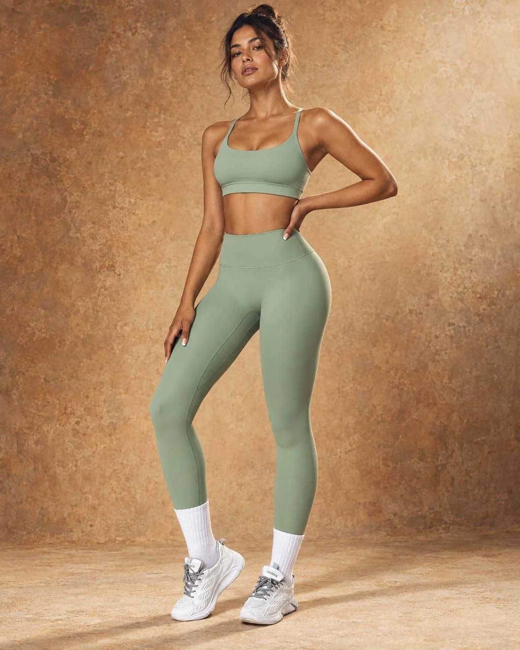 Velvet Rise - Women's Brushed High-Waisted Butt-Lifting Yoga Leggings