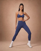 Oryvella Lilt - Ruched Halter Top & Leggings Set