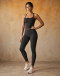 Cross Glow - Quick-Dry V-Neck Cross-Back Sports Bra