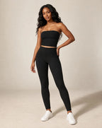 Nuvessa Veil - Strapless Fitted Yoga Tube Top