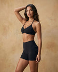 Zavielle Gather - Ruched Halter Top & Shorts Set