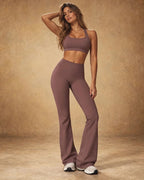 Bare Drift - Women's Soft-Feel Wide-Leg Flared Pants