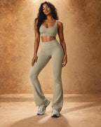 Bare Balance - Soft-Feel High-Waisted Butt-Lifting Bootcut Yoga Pants