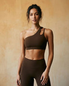 Aura Asymmetry - Barely-There Feel One-Shoulder Yoga Sports Bra