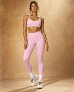 Steady Flow - Quick-Dry Fitted Yoga Sports Bra