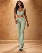 Bare Balance - Soft-Feel High-Waisted Butt-Lifting Bootcut Yoga Pants