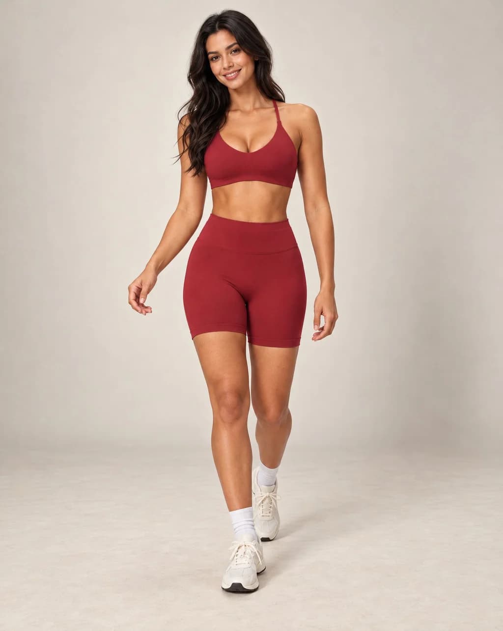 Zelunira Pace - High-Waist Ribbed-Waistband Shorts