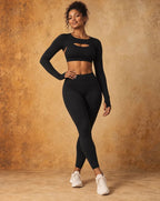 Seravelle Dusk - Long Sleeve Yoga Shrug & Pants Set