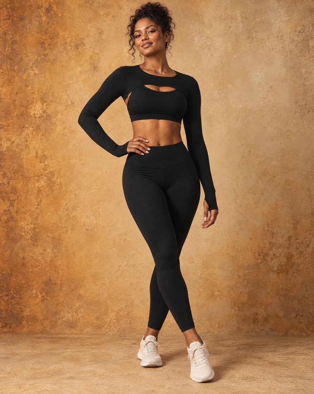 Seravelle Dusk - Long Sleeve Yoga Shrug & Pants Set