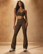 Bare Balance - Soft-Feel High-Waisted Butt-Lifting Bootcut Yoga Pants