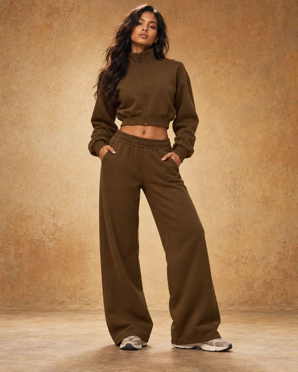 Solenne Motion - Zip-Up Jacket & Pants Set