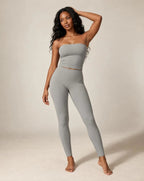 Nuvessa Veil - Strapless Fitted Yoga Tube Top