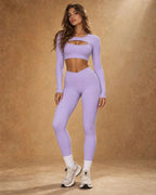 Bare Crossover - High-Waisted Crossover Yoga Leggings