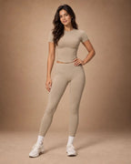 Nyrelia Pulse - Short Sleeve Top & Leggings Set