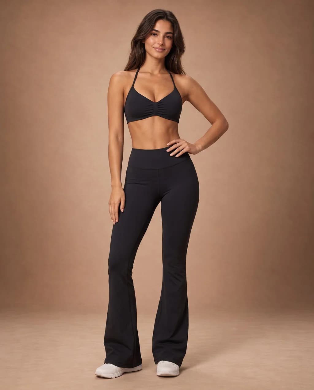 Elyrissa Cadence - Halter Bra & Flared Pants Set