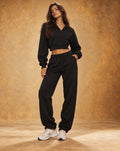 Veya Rise - Cropped Stand-Collar Zip-Up Jacket