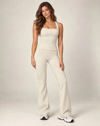 Orynella Frame - Square-Neck Fitted Yoga Tank Top