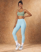 Velvet Rise - Women's Brushed High-Waisted Butt-Lifting Yoga Leggings