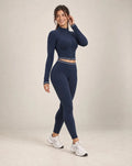 Soft Mix - Brushed Mixed-Fabric Zip-Up Yoga Jacket