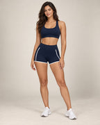 Prism Fit - Colorblock Fitted Yoga Shorts