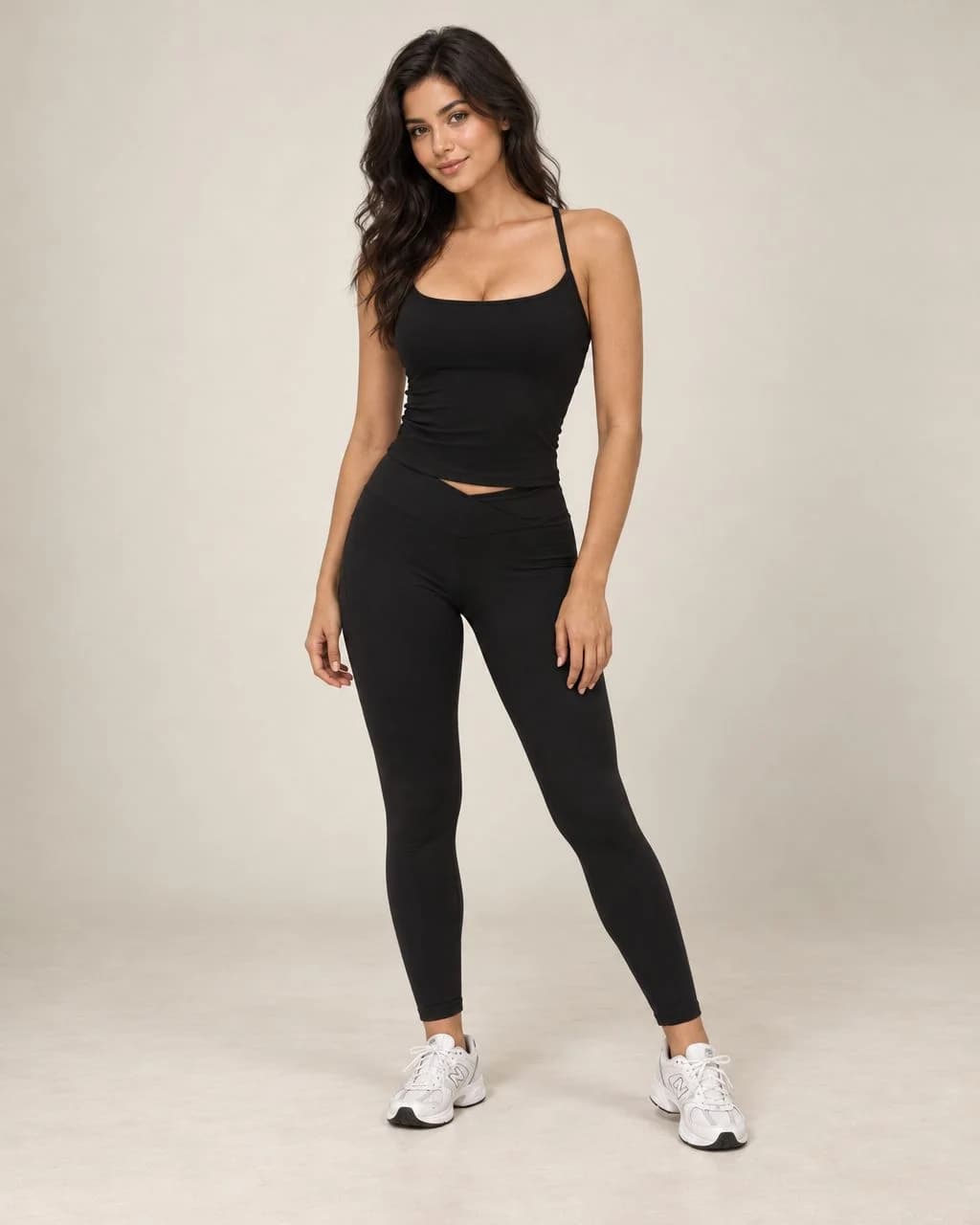 Alyriva Calm - Thin-Strap Fitted Yoga Tank Top