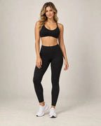 Seamless Edge - Contrast-Trim Sports Bra