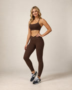 Bare Cross - Soft-Feel Cross-Back Yoga Sports Bra