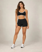 Seamless Edge - Contrast-Trim Sports Bra