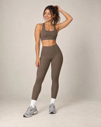 Ribbed Rhythm - Women's Ribbed Yoga Pants