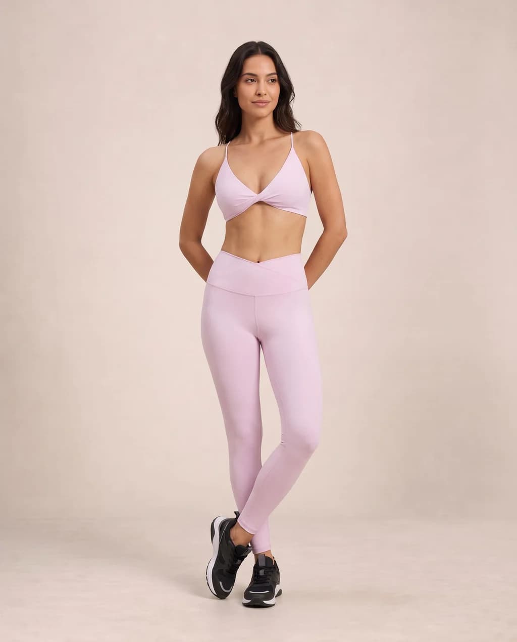 Delicate Flow - V-Neck Thin-Strap Yoga Sports Bra