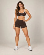 Seamless Edge - Contrast-Trim Sports Bra