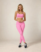 Bare Cross - Soft-Feel Cross-Back Yoga Sports Bra