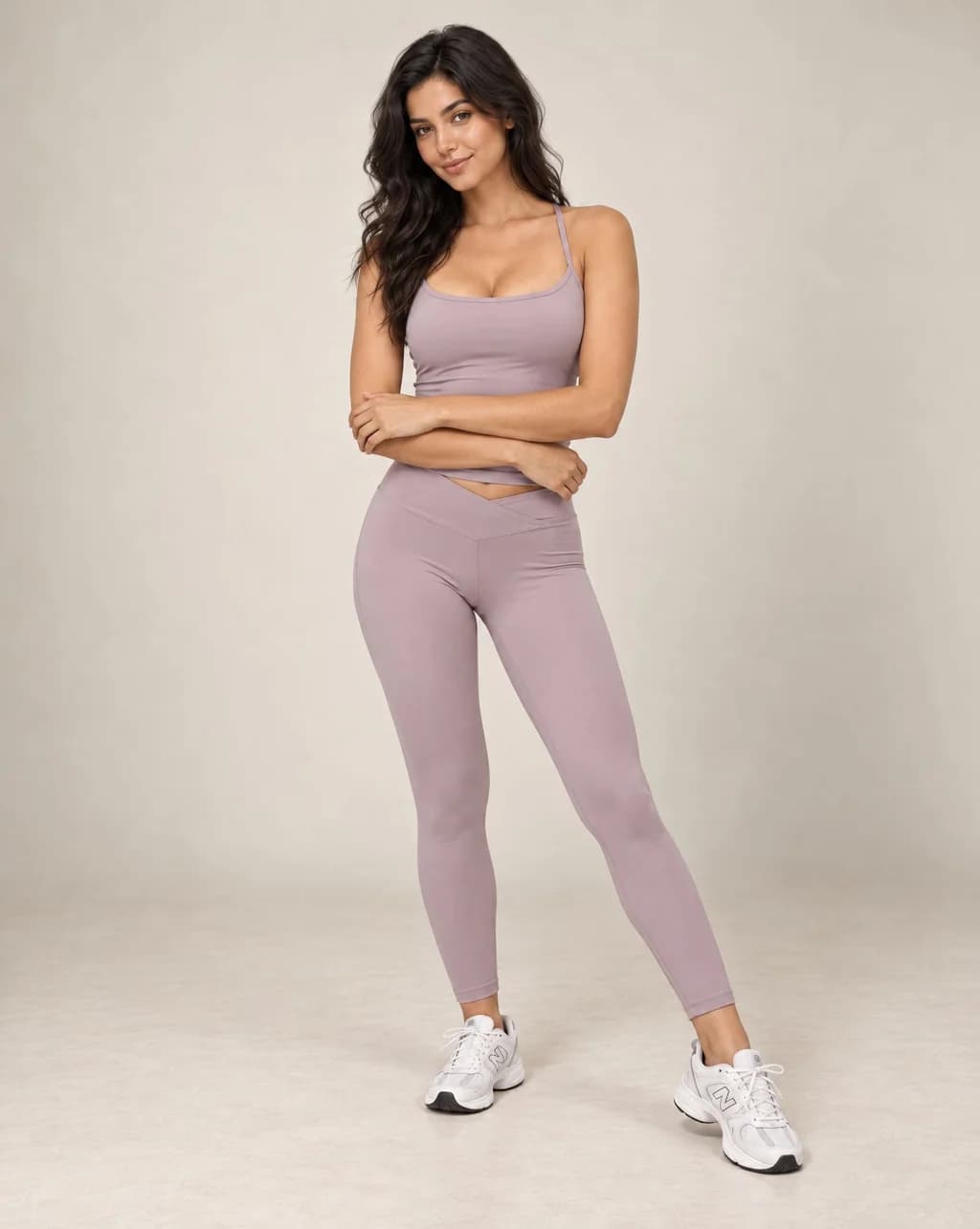 Alyriva Calm - Thin-Strap Fitted Yoga Tank Top