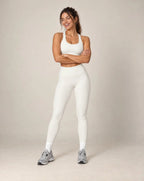 Ribbed Rhythm - Women's Ribbed Yoga Pants