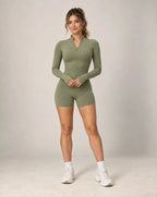 Vaelyssa Crest - Fitted Zip-Up Running Jacket