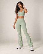 Bare Horizon - Soft-Feel Butt-Lifting Flared Yoga Pants