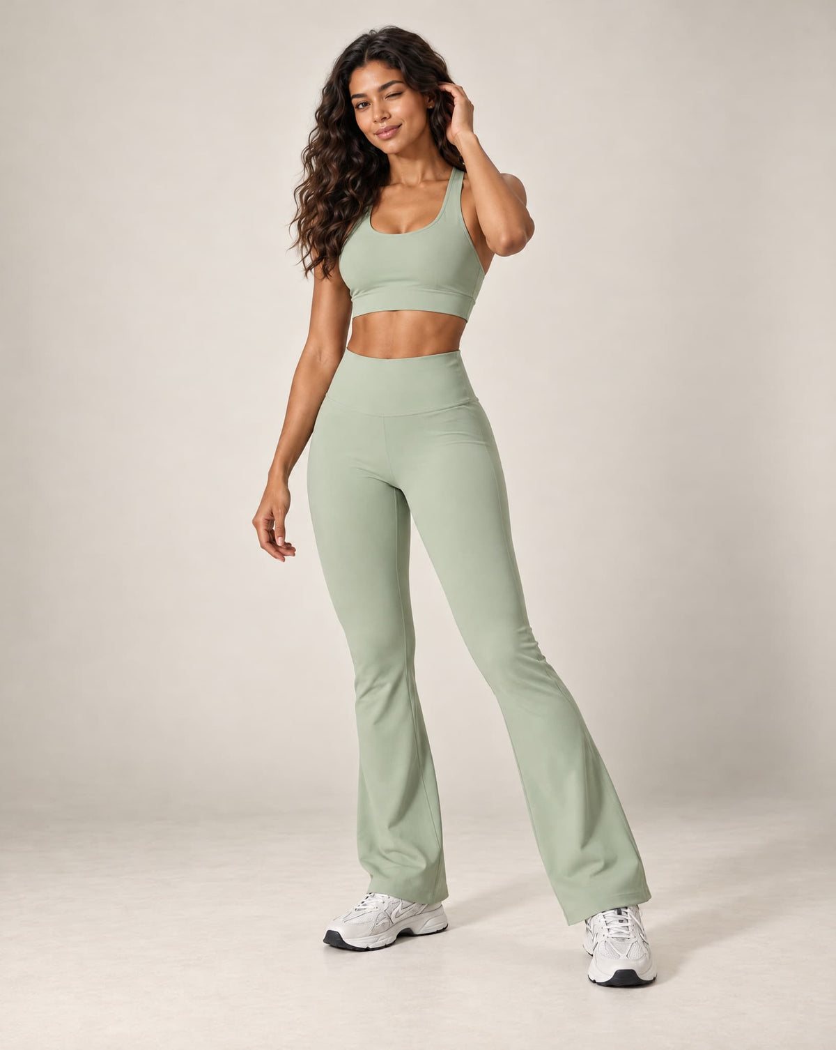 Bare Horizon - Soft-Feel Butt-Lifting Flared Yoga Pants