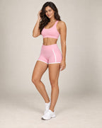 Prism Fit - Colorblock Fitted Yoga Shorts