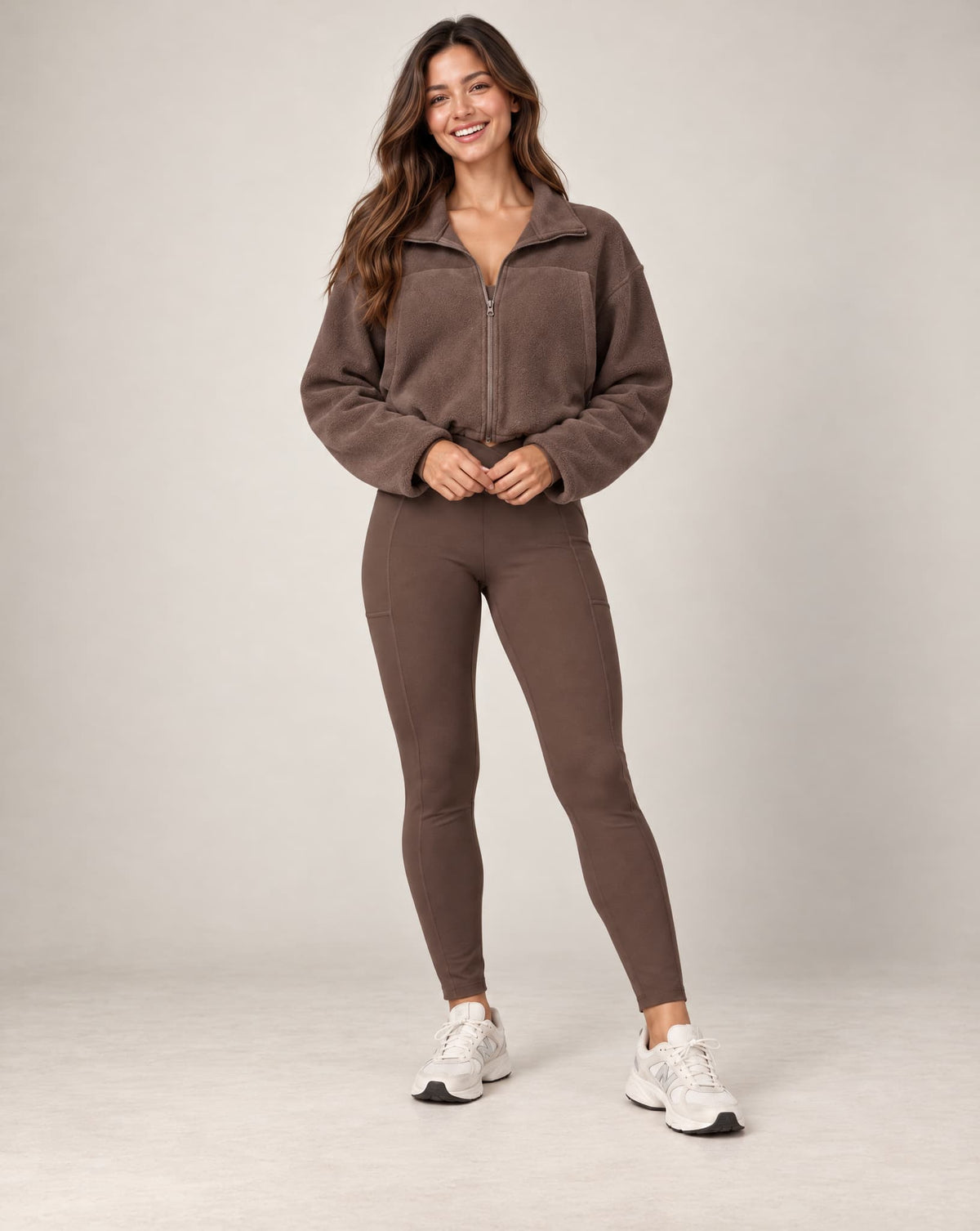 Winter Stride - Windproof Stand-Collar Velvet Running Jacket