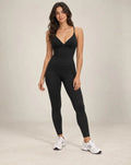 Strap Allure - Women's Thin-Strap Cutout-Back Yoga Tank Top